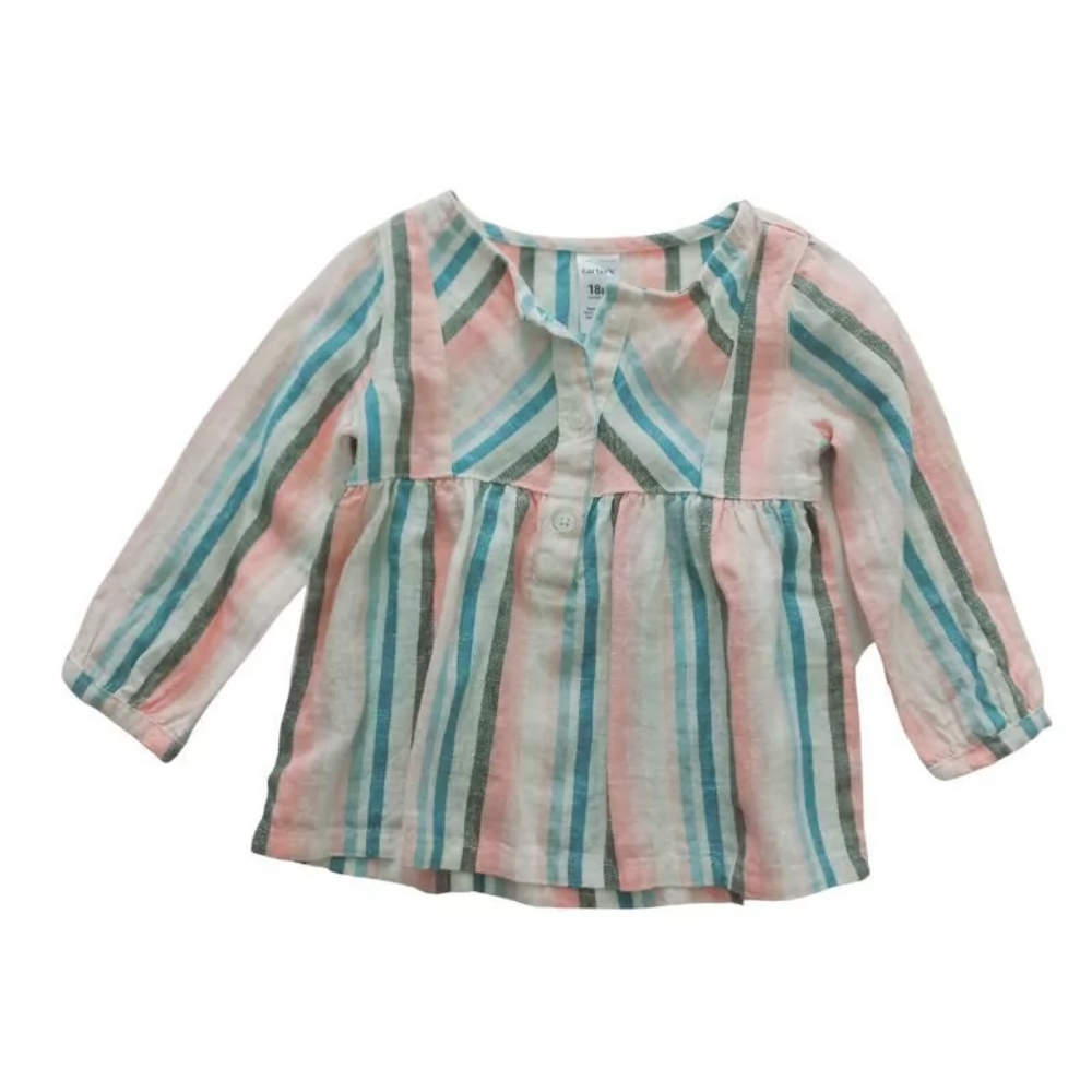 Carter blouses size 6m baby girl